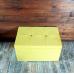 Пуфик с ящиком для хранения прямоугольный желтый из натурально Велюра - 3