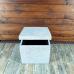 Пуфик с ящиком для хранения из натурального Велюра серого цвета - 3