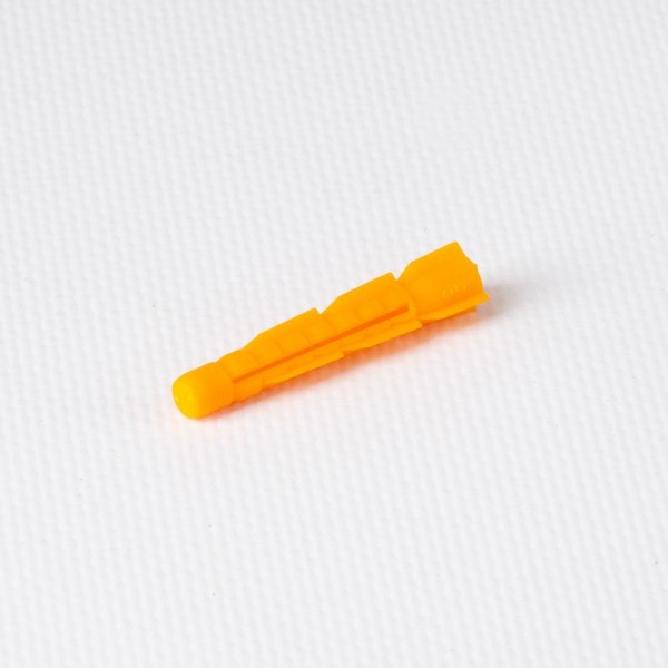 Дюбель полипропиленовый 6х42 мм тип U потай, оранжевый
