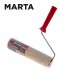 Валик 250 мм, ядро 42 мм, натуральный мех, ручка 6 мм Marta - 1